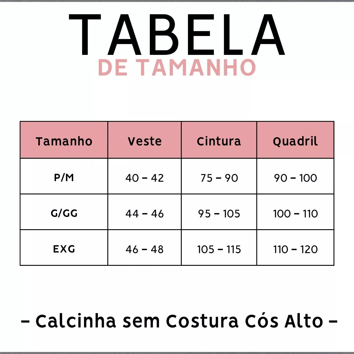 Kit 6 Calcinhas Alta Compressão Sem Costura Corte Laser